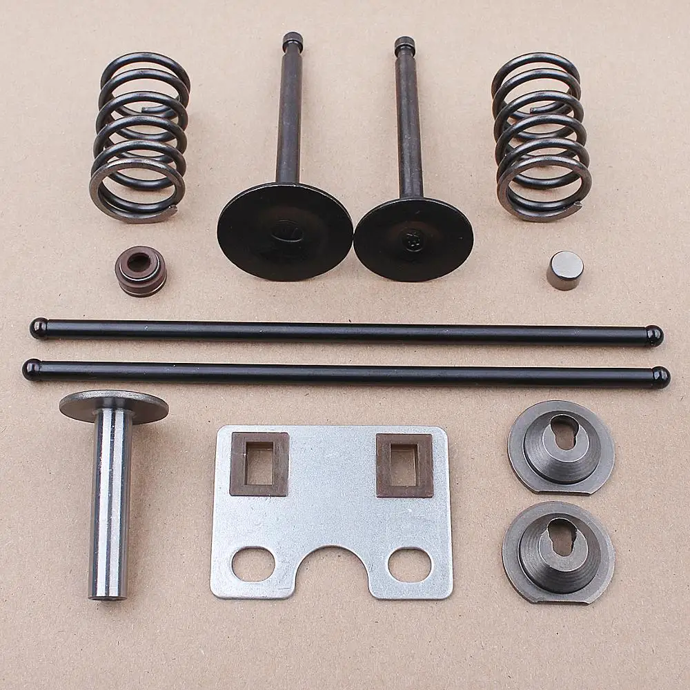 Intake Exhaust Valve Push Rod Spring Kit for Honda GX390 GX340 188F 13HP 11HP Push Rod Guide Plate Gas Engine Motor