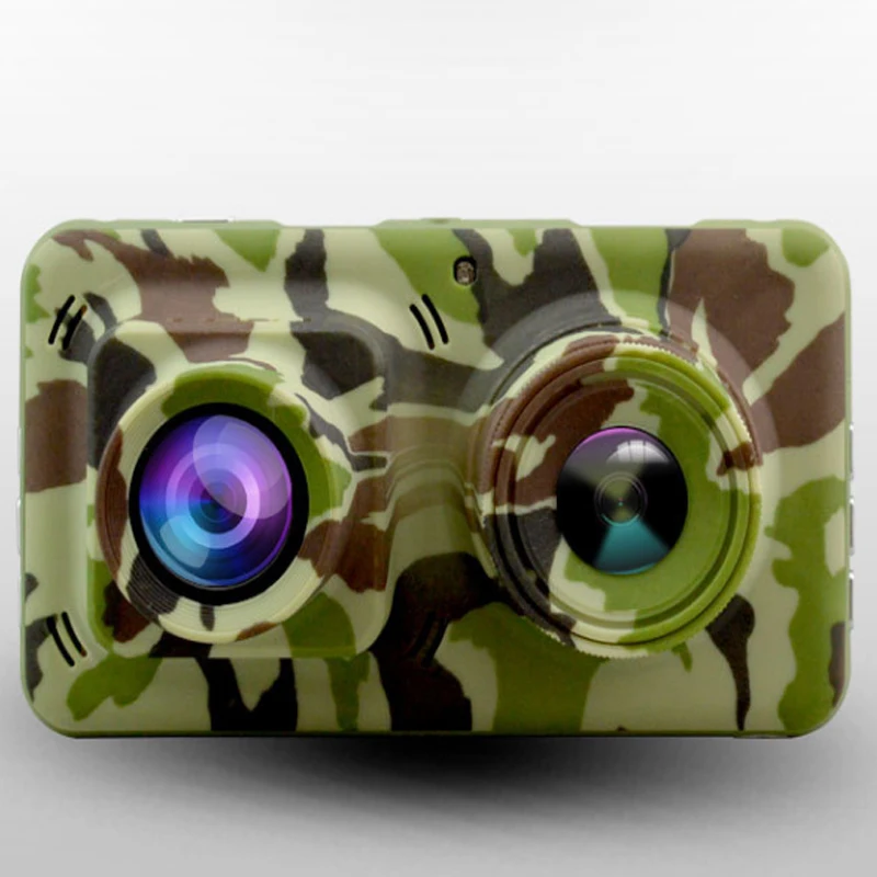 

1080P Dual Lens Camouflage Infrared Night Vision Camera with 4.5" LTPS TFT LCD & HDMI & G- Sensor & Motion Detection Supported