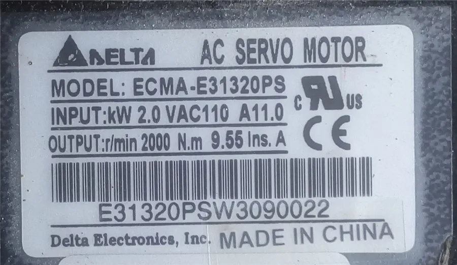 

ECMA-E31320PS+ASD-A2023-AB DELTA 2kw 2000rpm 9.55N.m ASDA-AB AC servo motor driver kits with 3m power and encoder cable