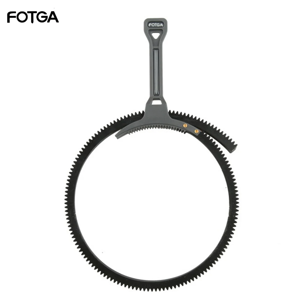 

FOTGA DSLR Zoom Follow Focus Grey Handle Lever Flexible Gear Belt Ring 46mm to 110mm