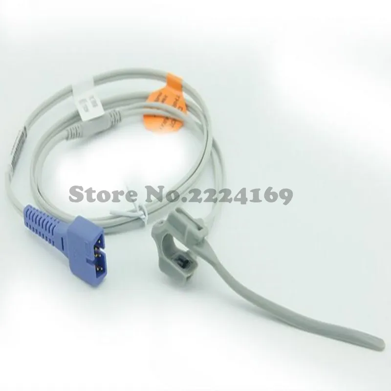 Free Shipping Compatibe for Nellcor DB7 Pin Infant/Neonate Wrapped Spo2 Sensor Pulse Oximeter Probe,Spo2 Adapter Cable TPU1M