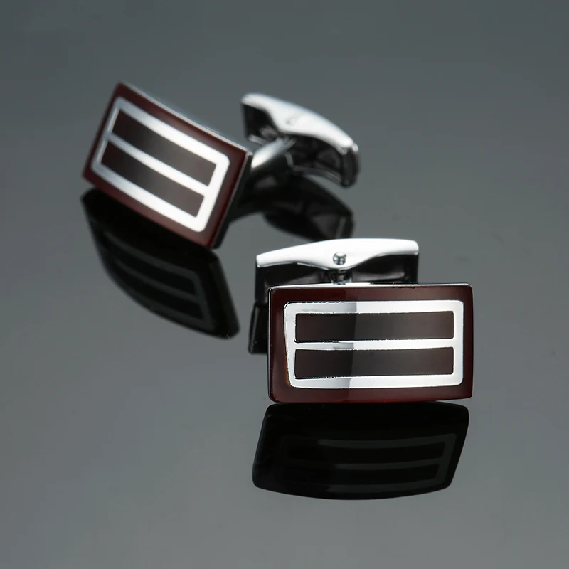 18 style Mix Hotsale Cufflinks Classical high quality Red enamel pattern cuff l mans Suit accessories Wedding business gifts