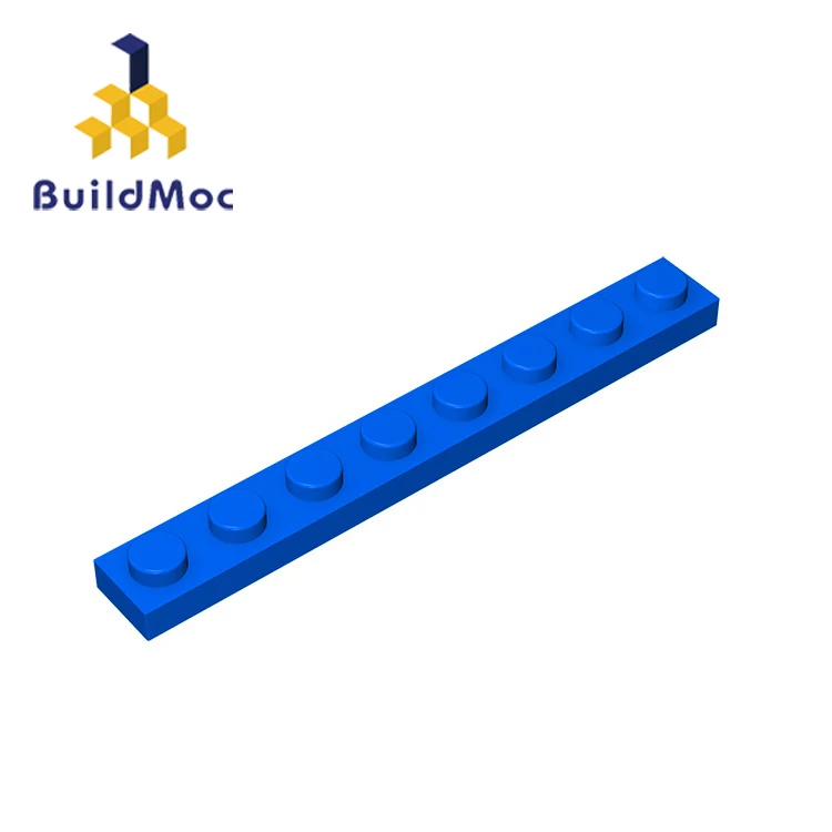 BuildMOC Compatible Assembles Particles 3460 1x8 For Building Blocks Parts DIY Educational Classic Brand