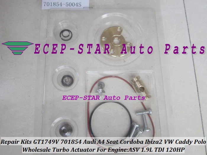 

Бесплатная доставка Ремонтный комплект ремонт GT1749V 701854 701854-5004S 028145702N Турбокомпрессор для AUDI A4 A6 Seat Cordoba Leon Polo ASV 1.9L