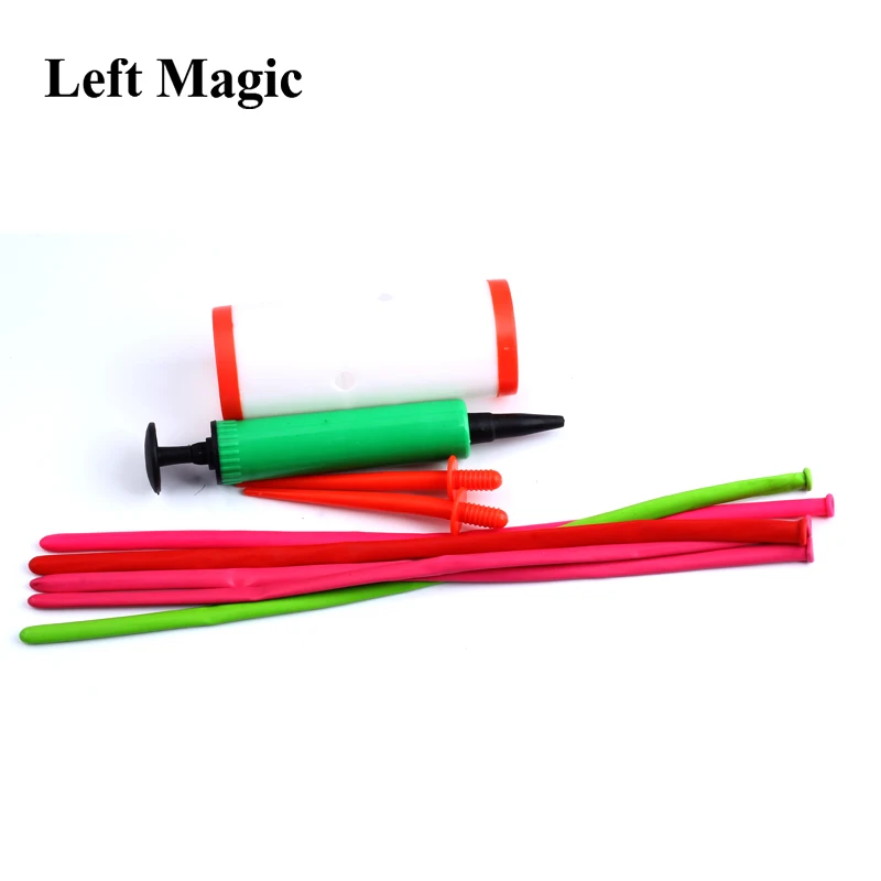 1set Sword Through Balloon close up magic tricks Balloon Recovery magician props Mentalism Illusions accessories  E3087