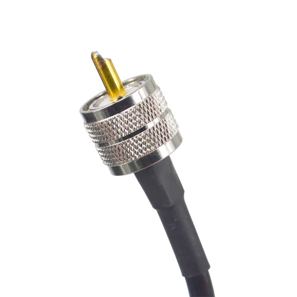 RG8X Coax Coaxial Antenna 15M 10M Cable UHF Male to UHF Male Connectors 50 OHM Jumpers Amateur CB Radio Antenna Cable Wire