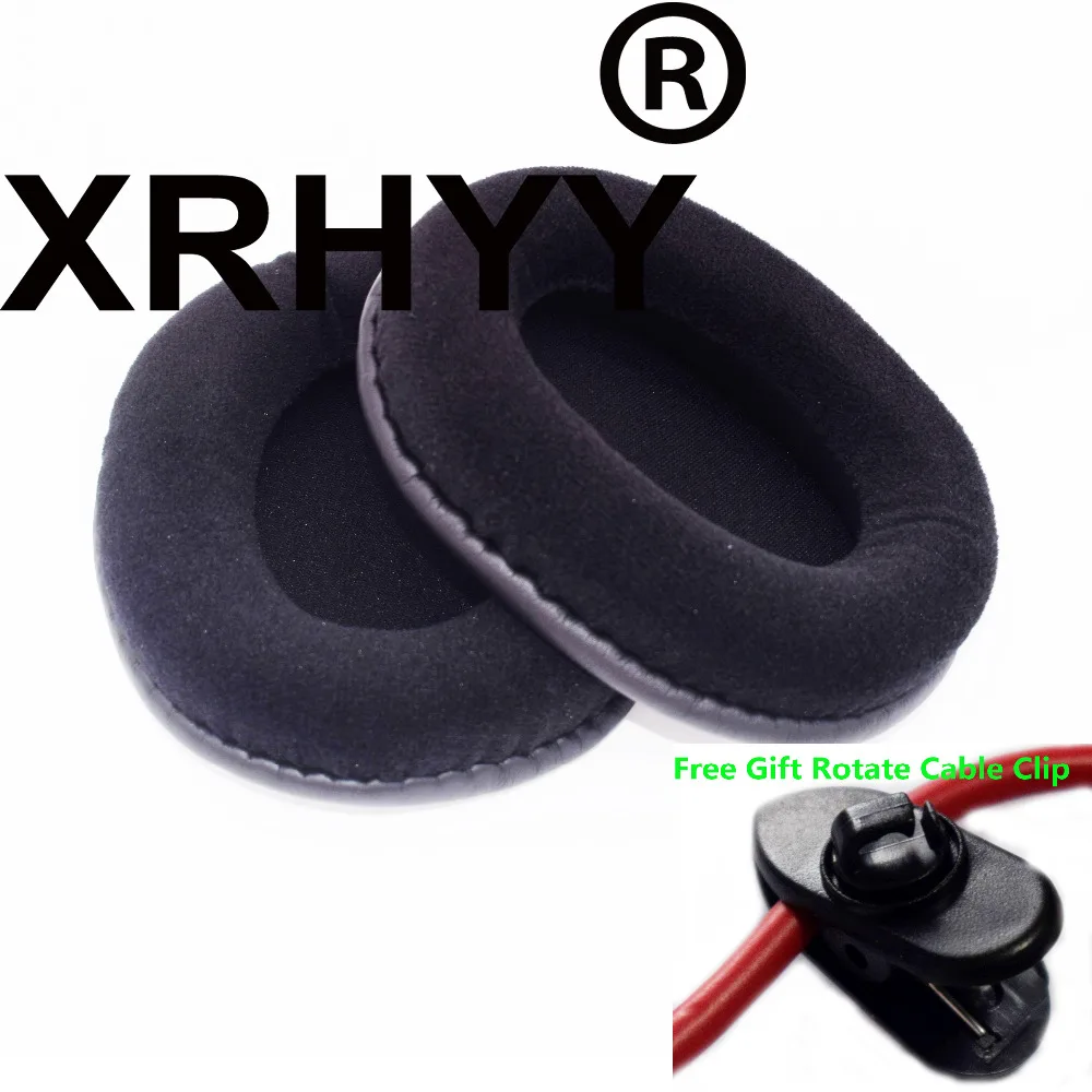 XRHYY Replacement Velvet Earpad For Shure HPAEC1440 HPAEC1840 HPAEC940 HPAEC240 HPAEC440 HPAEC840 SRH1440 SRH1840 Headphones