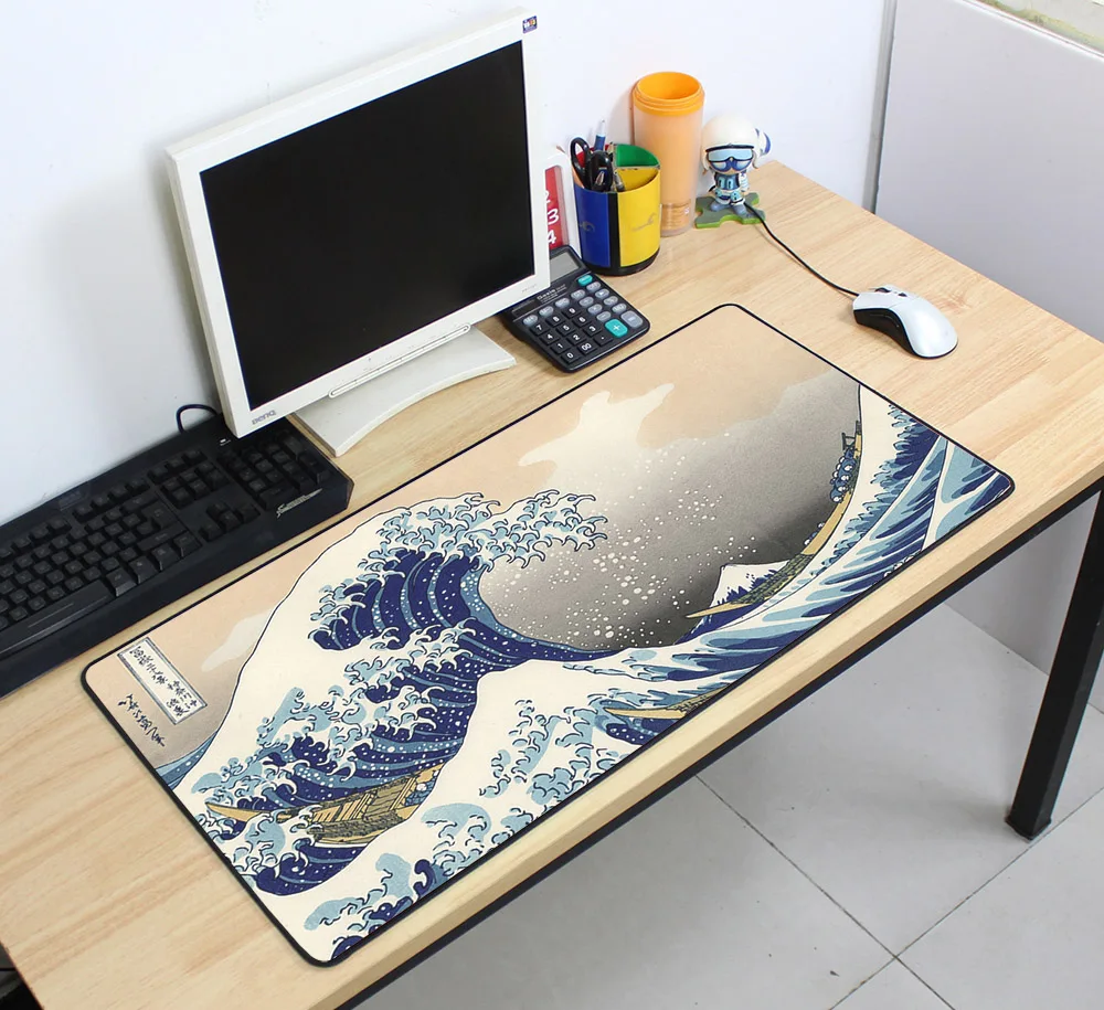 

Custom Large mouse pad 700x400mm speed Keyboards Mat Rubber Gaming mousepad Desk Mat for game player Desktop PC Computer Laptop