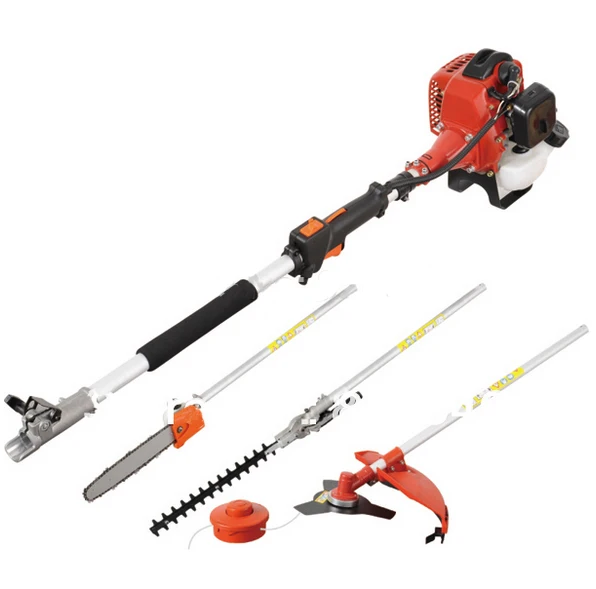 Professional multifunctional 40-5 engine 5 in 1 Petrol Hedge Trimmer Chainsaw Strimmer Brush Cutter Extender Garden Tool on sale