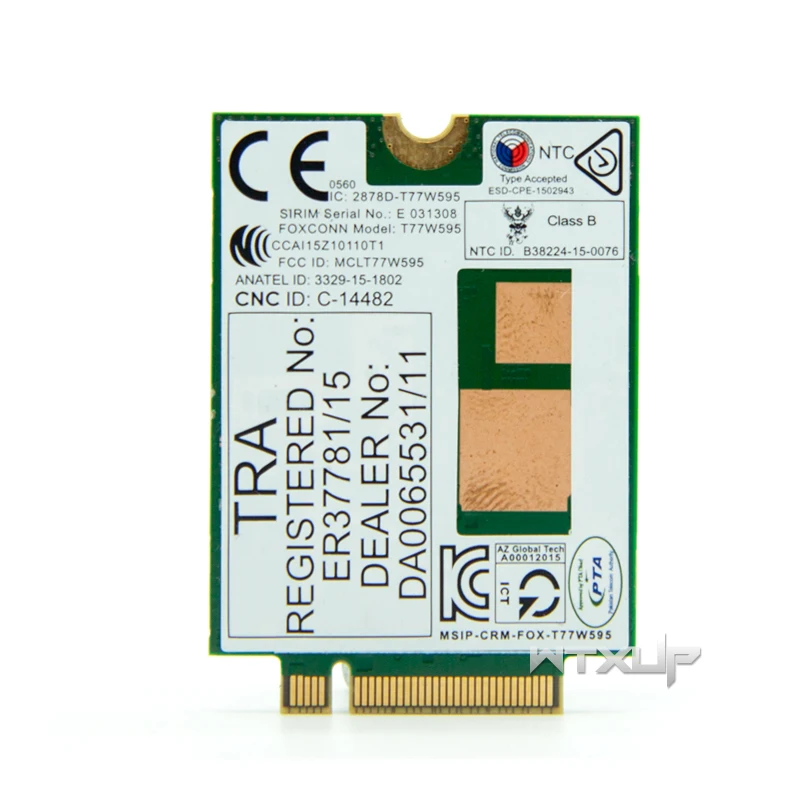 4G Module LT4120 LTE T77W595 150Mbps WWAN M.2 4G Modem + 2 antenna for HP Probook/EliteBook 840 850 820 745 G3