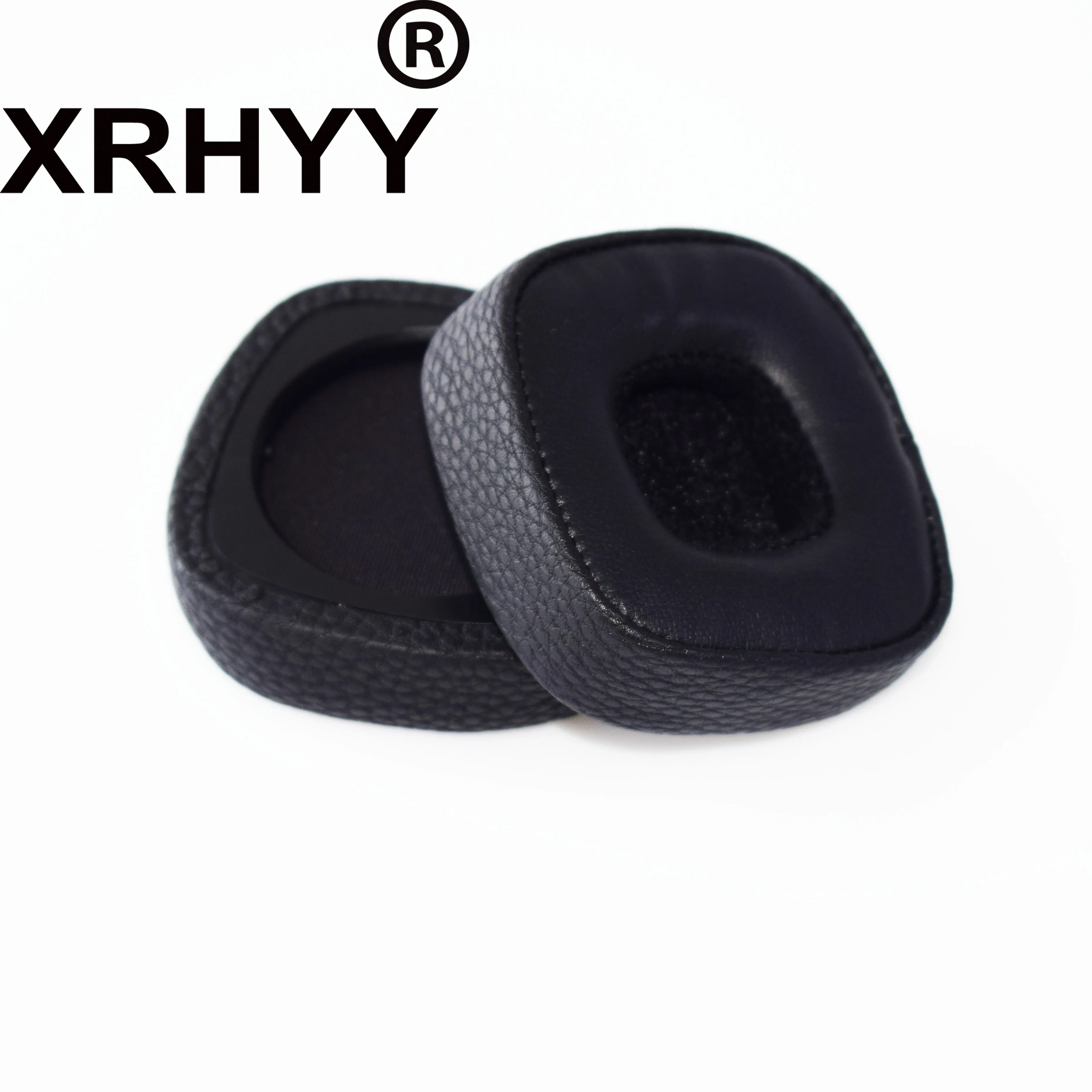 XRHYY 1 Pairs Black Replacement PU Leather Ear Pads Over-Ear Ear pads Cushion Foam Cover For Marshall Major 3 Headphones