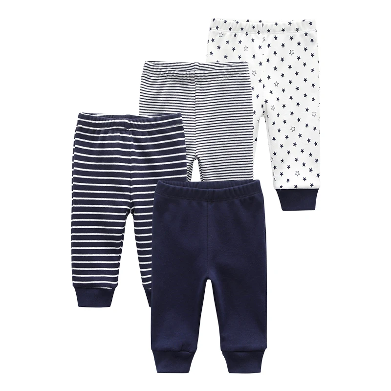 3/4Pcs/lot Baby Long Pants 2023 Newborn Boy Girl Toddler Clothing 3M 6M 9M 12M Baby Clothes roupas de bebe Trousers Accessories