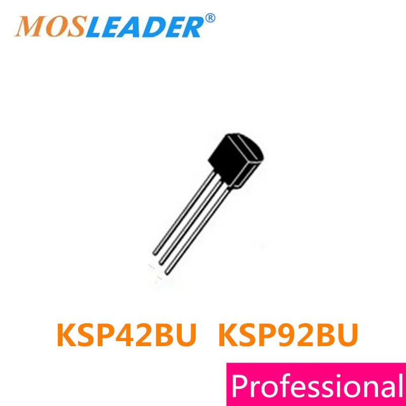 

Mosleader DIP KSP42BU KSP92BU TO92 TO-92 1000PCS KSP42 KSP92 NPN PNP 0.5A 300V 500mA High quality