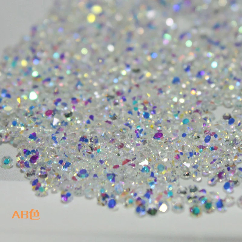 1.2mm 1440pcs Nail Art Pixie Decoration Glitter Crystal Glass Caviar Beads Tiny 3D Micro Mermaid Nails Art Hot Nail Decorations