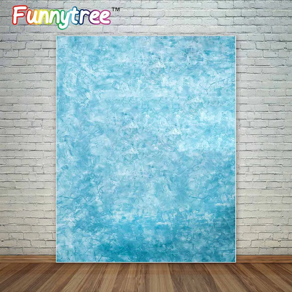 ภาพวาดสีน้ำมันสไตล์สีฟ้าฉากหลังพื้นหลังนามธรรมสำหรับ Professional ถ่ายภาพฉากหลัง Fund ใหม่ถ่ายภาพ photocall