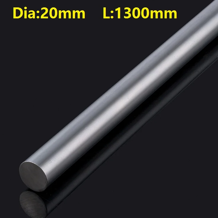 

4pcs/lot 20mm linear shaft 1300mm long 20x1300mm chromed plated hardened steel rod