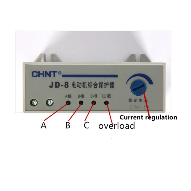 CHINT 5A/20A/80A/160A Current Overload and Phase Loss Motor Protective Relay Protector 220V 380V 20A-80A 2A-20A JD-8 JDB-1