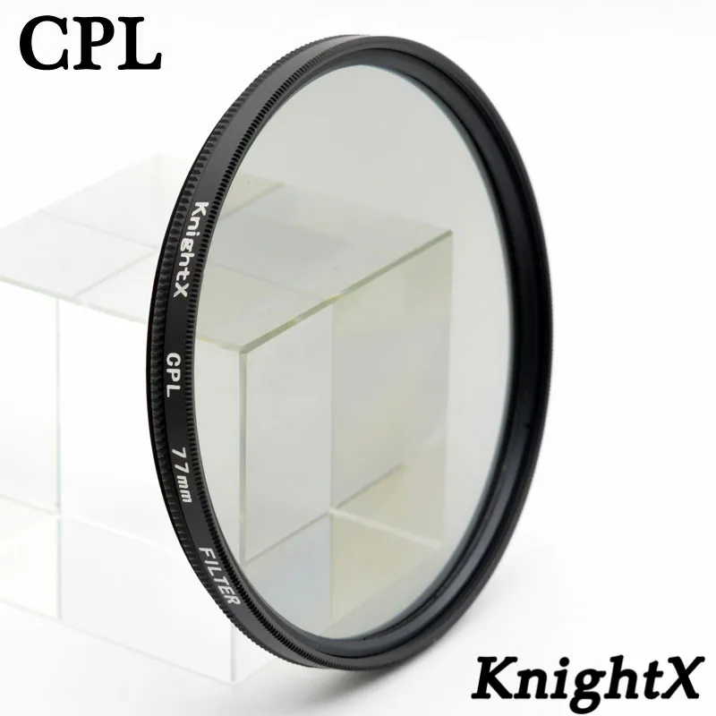 Knightx 52 55 58 67 77 Mm Field UV CPL MC MCUV Filter untuk Sony Pentax Nikon Canon D5200 D5300 d3300 D5500 100D EOS 400D 550D 500D