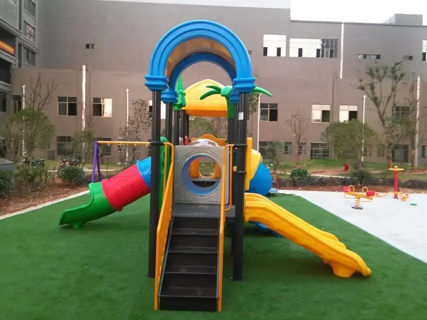 Residential Area Children Playground Equipment CE Certified Kids Outdoor Play Slide Direct Factory HZ-5927