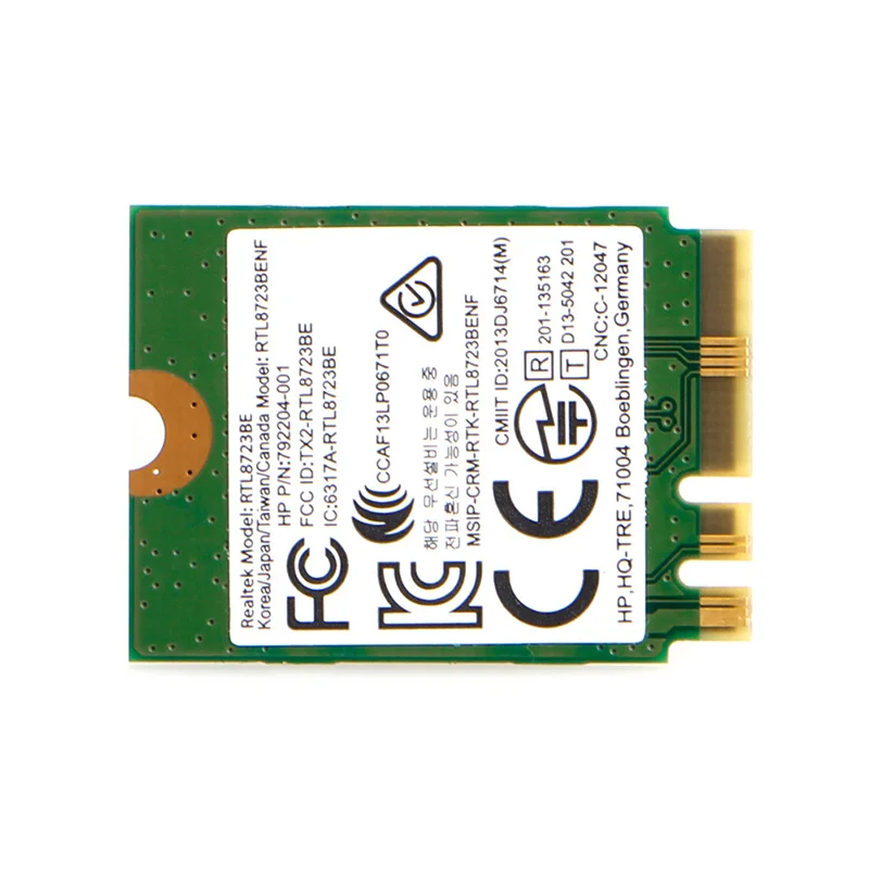 Mini placa sem fio wi-fi para interface ngff rtl8723be 2014-001 para hp dell asus