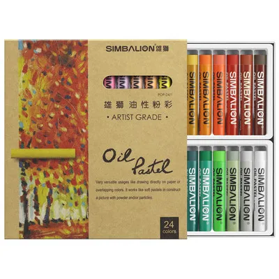 Simbalion  Art Painting 60 color Heavy Oil Pastel Oil Painting Stick Fine Art Painting Crayon