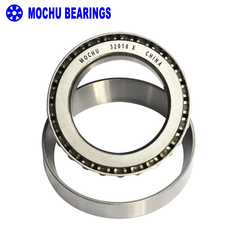 

1pcs Bearing 32010 X 50x80x20 32010-X 32010X/Q 2007110 E Cone + Cup MOCHU High Quality Single Row Tapered Roller Bearings