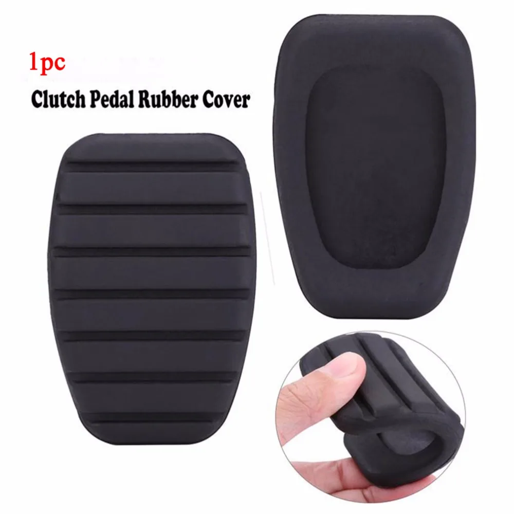 

1pc Car Pedals Cover Car People Plant Pots and Brake Pedal Rubber Pad Cover For Scenic CCY Car-styling Accessories (Black)