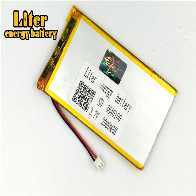 XHR-2P 2.54 3.7V 2000mAh in the special offer core lithium polymer battery mobile power 3840100 4040100