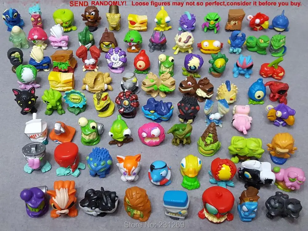 *SEND RANDAM* Lot 10pcs 20pcs 30pcs ALL DIFFERENT Flush Figure Series 1 Force Soft Action Figures Collection Kids Toys Gift