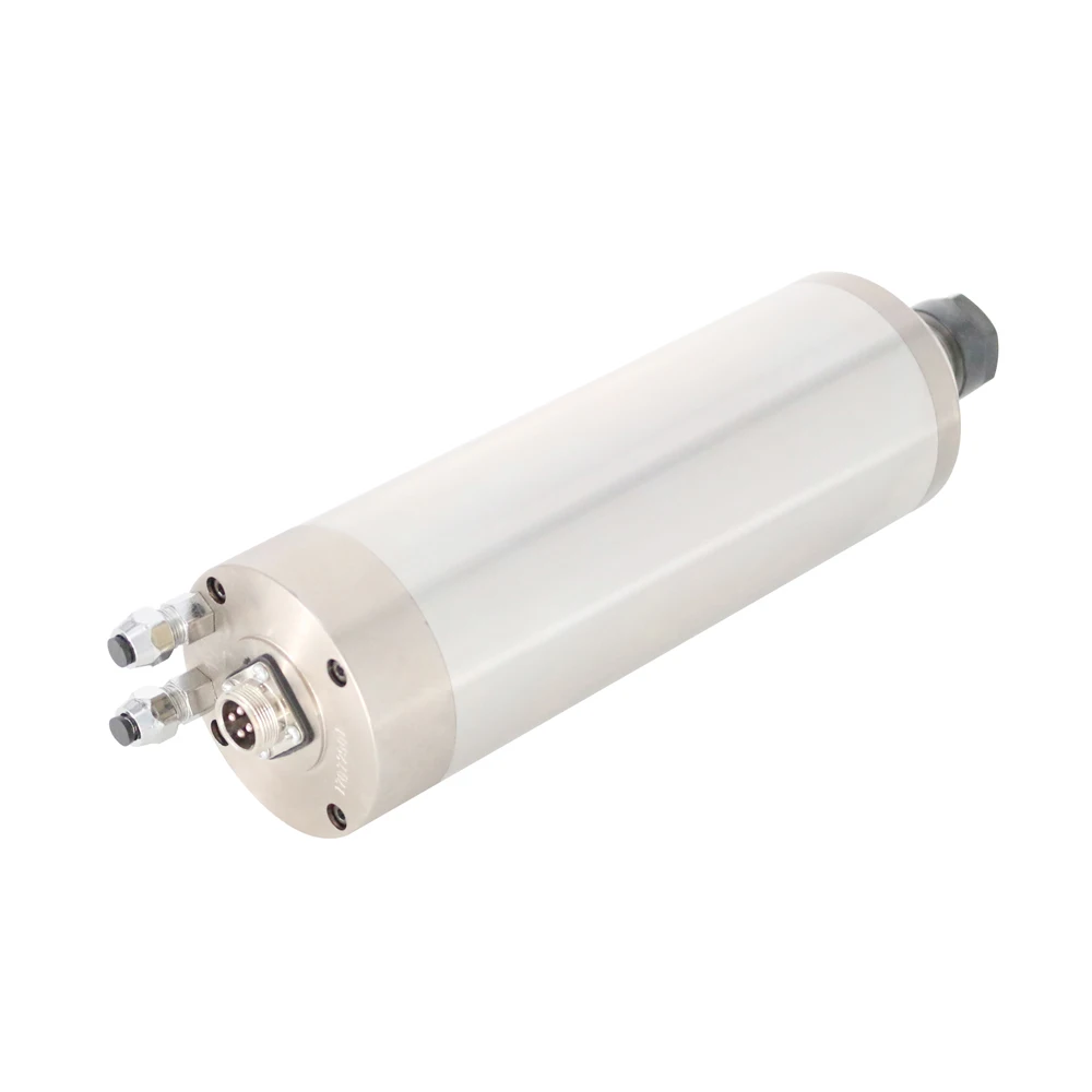 2.2kW 조각 기계 스핀들 모터 수냉식 80 직경 원형 기계 스핀들 220/380V 24000rpm 조각 기계 스핀들
