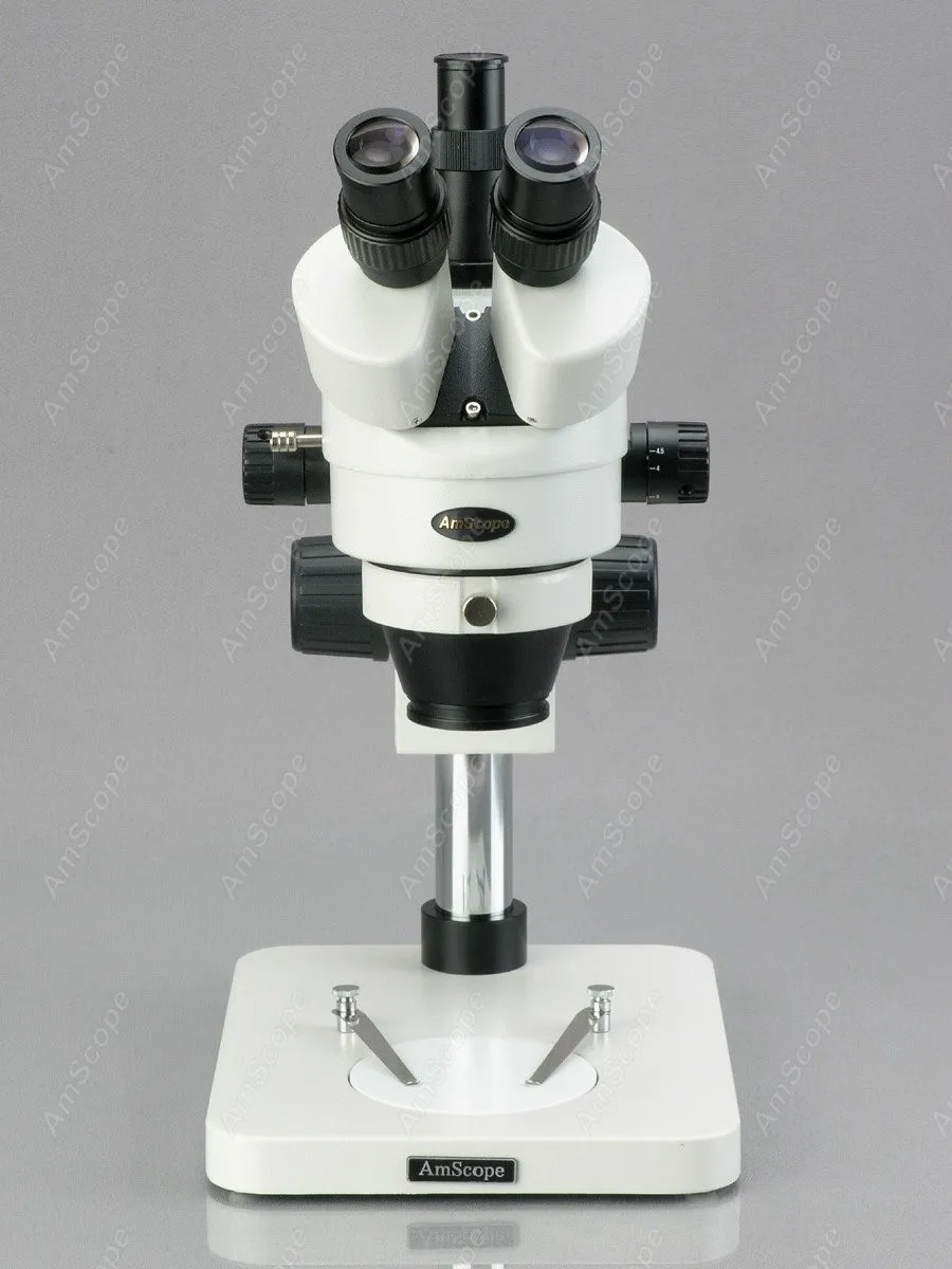 Pilastro Stand Da Tavolo Forniture 7X-90X Trinoculare Microscopio-AmScope Pilastro Stand Ingrandimento Zoom Trinoculare Stereo Microscopio