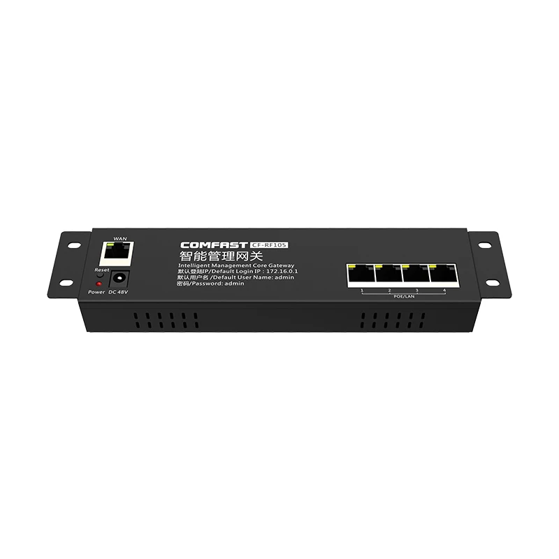Comfast CF-RF105 100M Smart Core Gateway Ac Gateway Routing Met 4 Lan 10/100Mbps Poe Interface Wifi project Router CF-RF105