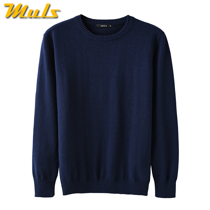 4Colors Men Sweater Pullovers 100% Cotton O neck Normcore Sweater Jumpers Man Winter Male knitwear Plus Size 4XL 2017 Autumn New