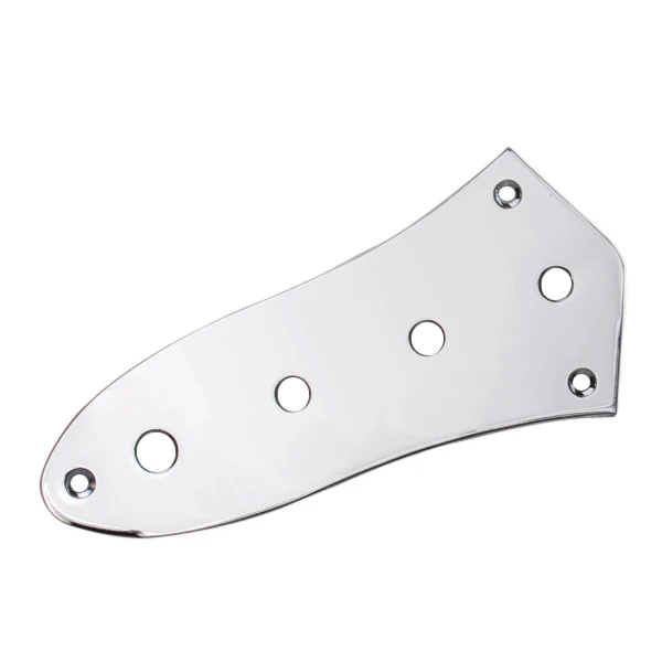 Chrome Switch Control Plate Replacement For Fender Jazz Bass Guitar Repair Part Accessories Replacement