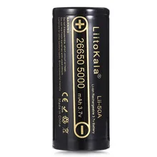 HK LiitoKala Lii-50A 26650 5000mah 26650-50A akumulator litowo-jonowy 3.7v do latarki 20A nowe opakowanie