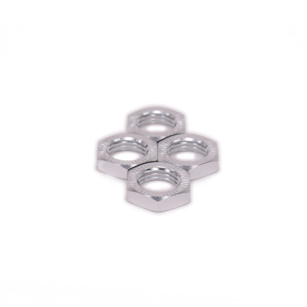 4 pz M17 17mm ruota esagonale adattatore dado filettatura passo 1.25mm per alcuni Rc Hobby modello di auto Hobao N10219 dado ruota 1/8 RCAWD