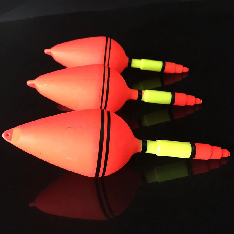 

3pcs Fishing Float Plastic Fishing Drift Floats Slip Bobbers Bobber Shape Fishing Tackle Accessories Fishing Torpedo Buoy