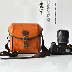 Retro Camera Bag Case For Sony A7 MarkII A7RII A7R A7RIII A7C A7S3 A7IV A6400 A6100 A6000 A6500 A6700 RX10 III ZVE10 shockproof