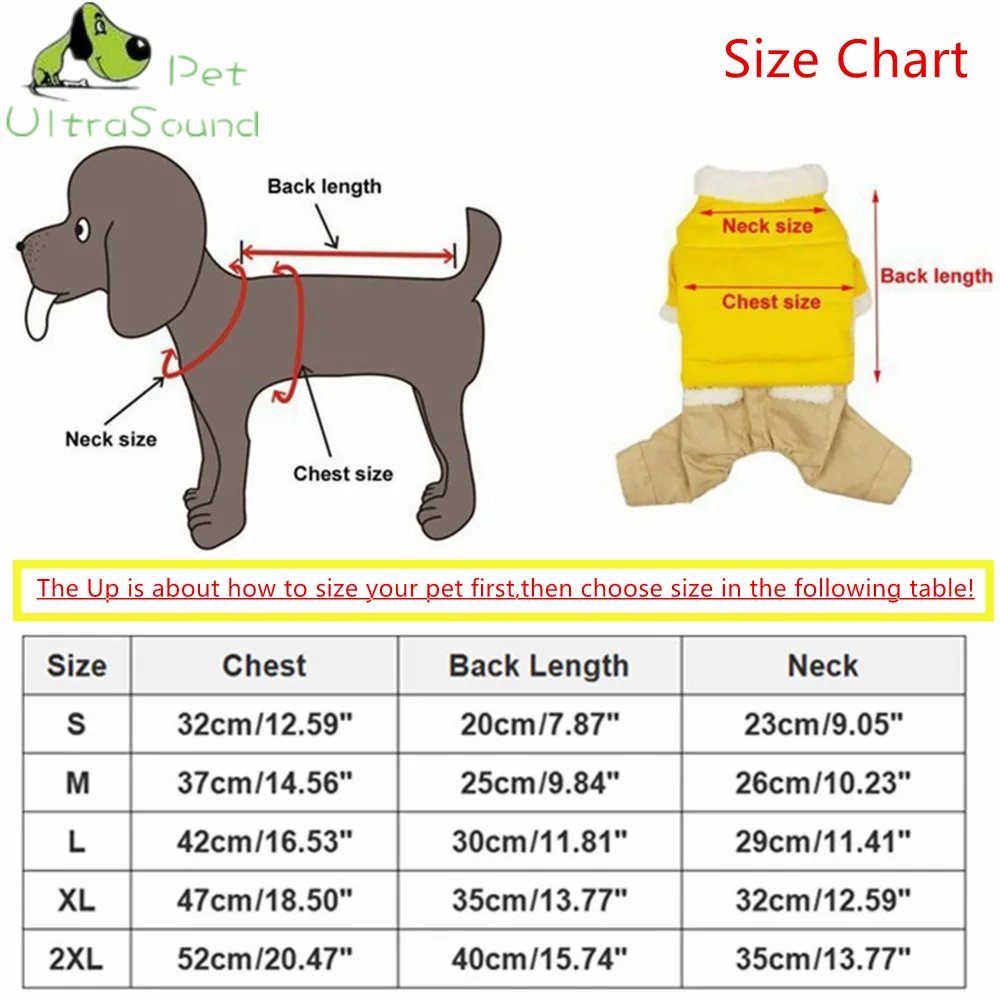 Winter Warm Dog Clothes Waterproof Pet Padded Vest Zipper Jacket Coat For Small Medium Large Dogs Pug Chihuahua Ropa Para Perros