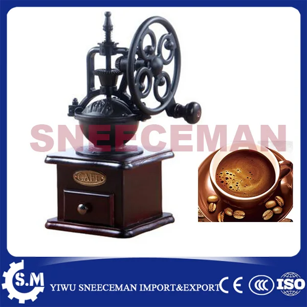 

Big rocking Wheel Manual grinder Machine Hand Coffee bean grinder Home Grinder