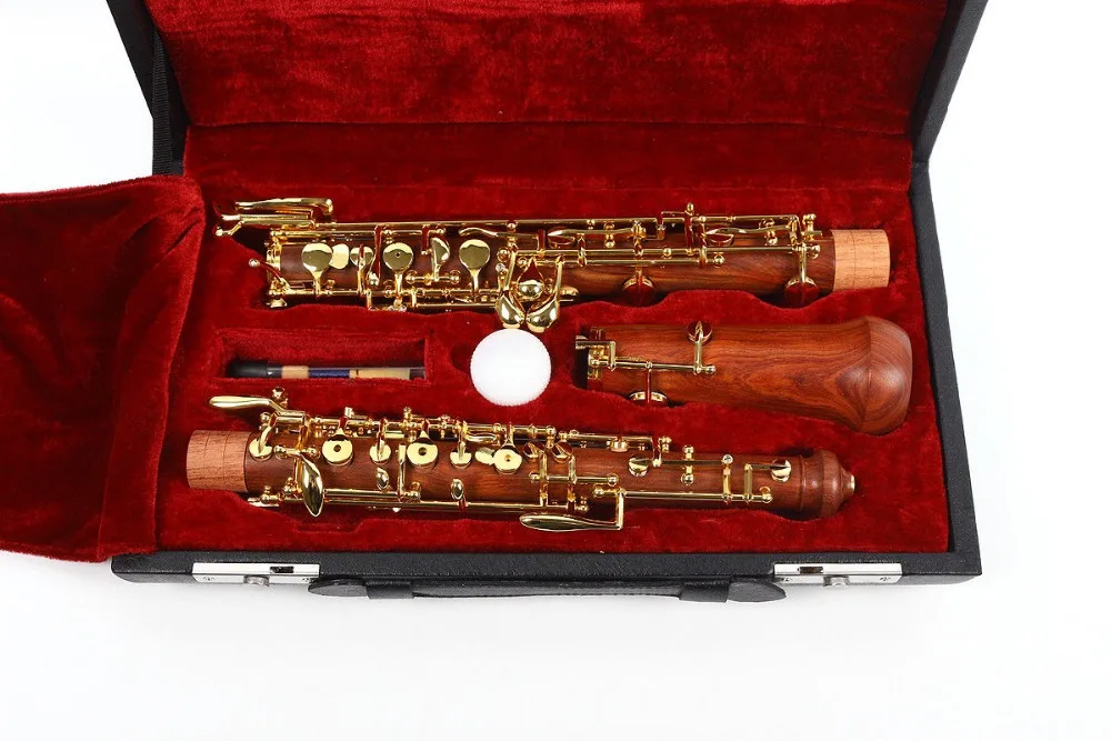 Professional Oboe Rosewood C key left F Resonance Golden plated key