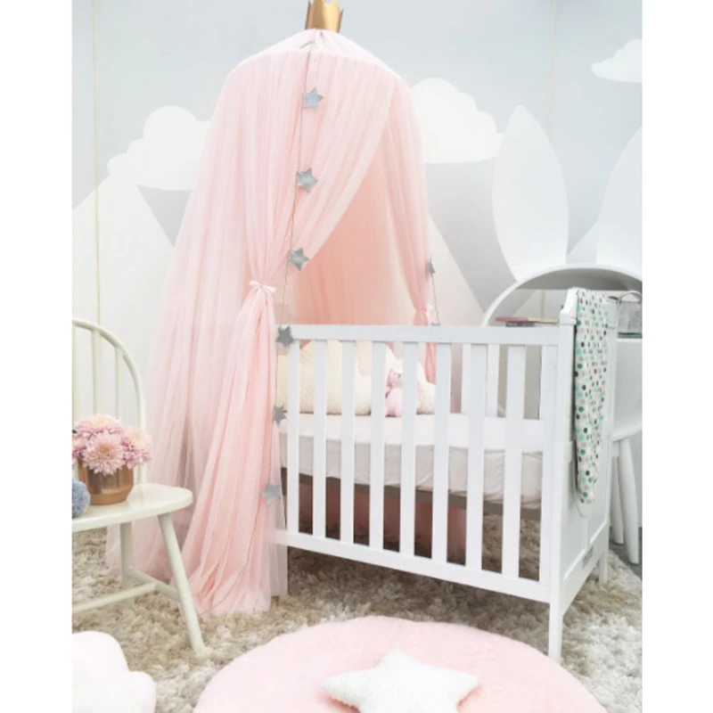 Baby Canopy Tent Mosquito Net Bed Curtain Baby Crib Netting Cot Hung Dome Girl Princess Children Play Tent Kids Room Decoration