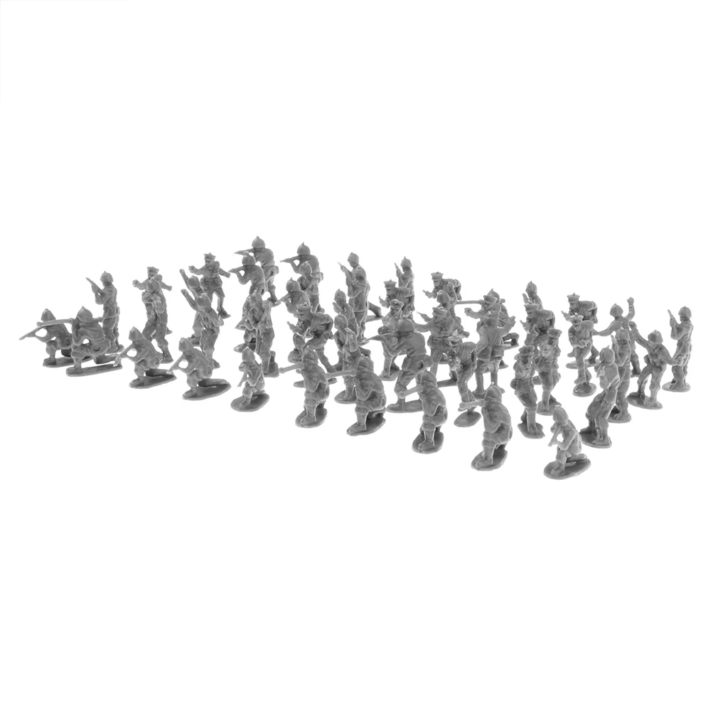 100pcs 2cm Mini Army Base Set Accessory Toy, Soldiers Figurine Model Collectibles for Kids & Adults