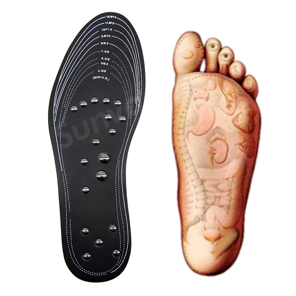 Magnetic Insoles for Massage Foot Slimming Weight Loss Memory Cotton Men Women Sport Shoes Pads Insert Dropshipping Insole Pad