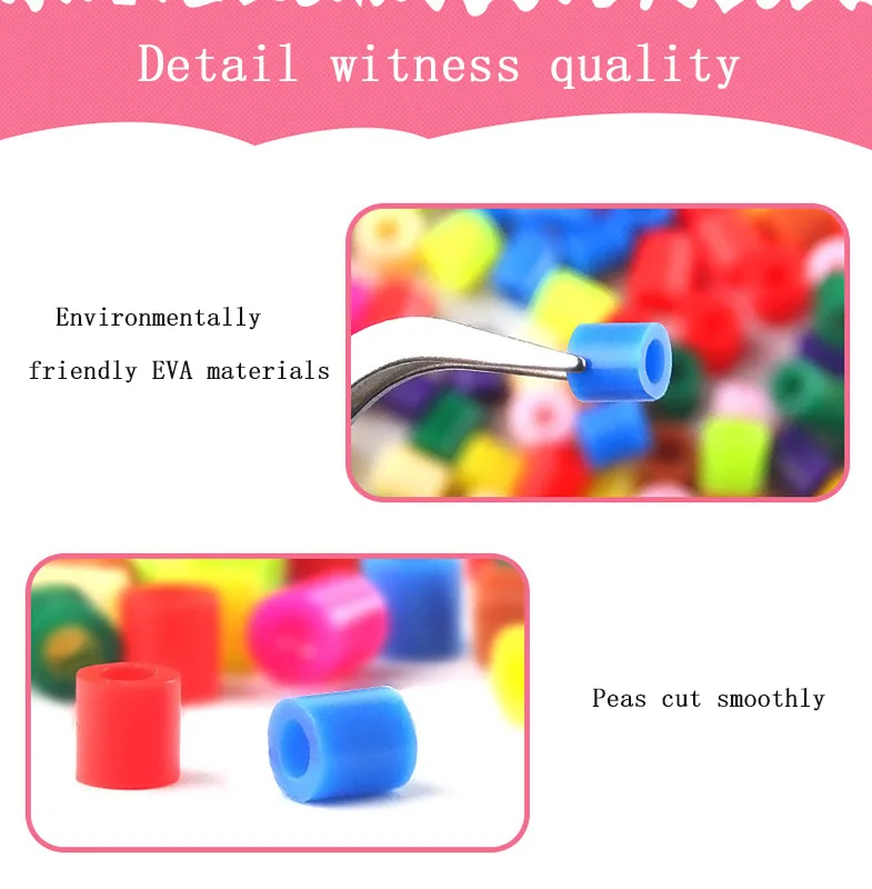 500g/bag 2.6mm Hama Beads 72 Colors mixing Kids Hama Hama beads 100% Quality Guarantee perler Fuse beads diy toy Beads Wholesale