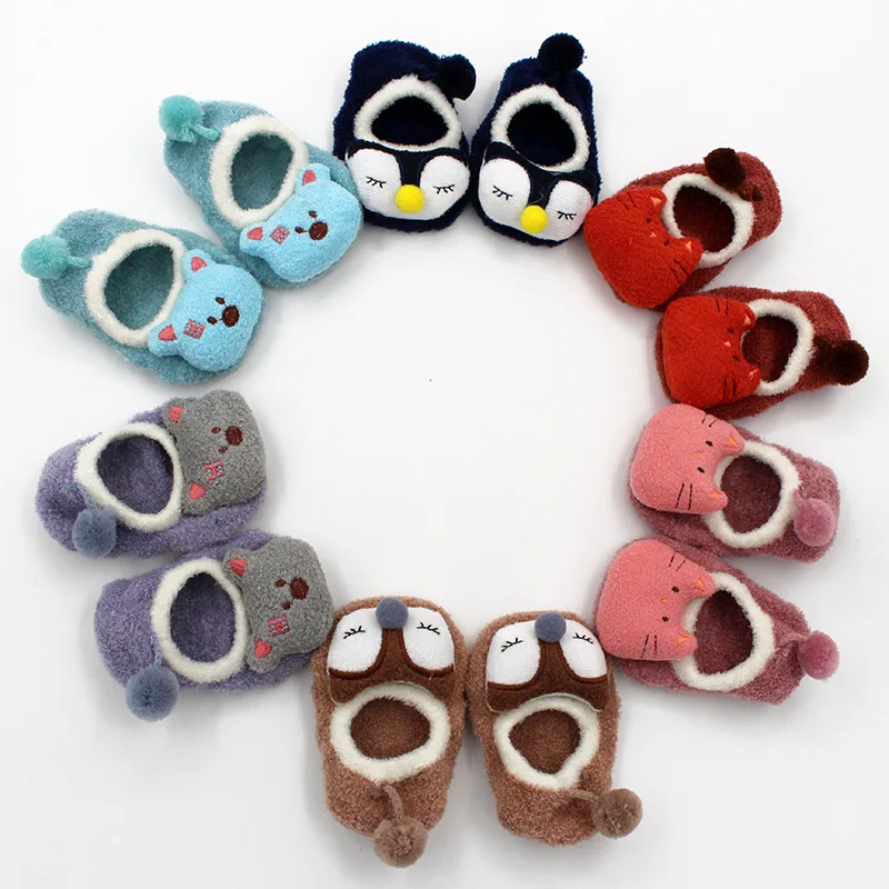 New Baby Girl Boy Newborn Kids Children Infant Toddler Animal Fox Bear Cat Boat Socks Warm Socks Home Wear Low Cut Ped Sock