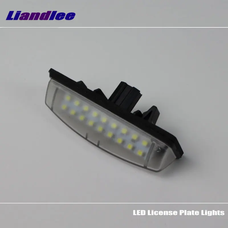 Liandlee Car License Plate Lights For Mitsubishi Space Wagon Auto Number Frame Lamp Bulb LED Accessories
