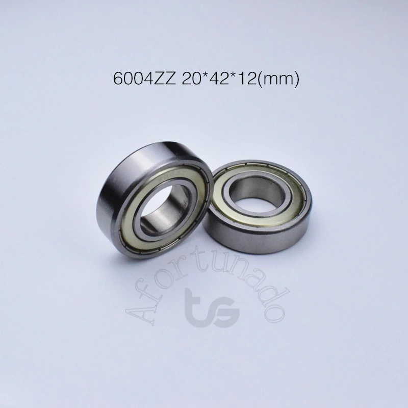 

Bearing 10pcs 6004ZZ 20*42*12(mm) chrome steel Metal Sealed High speed Mechanical equipment parts