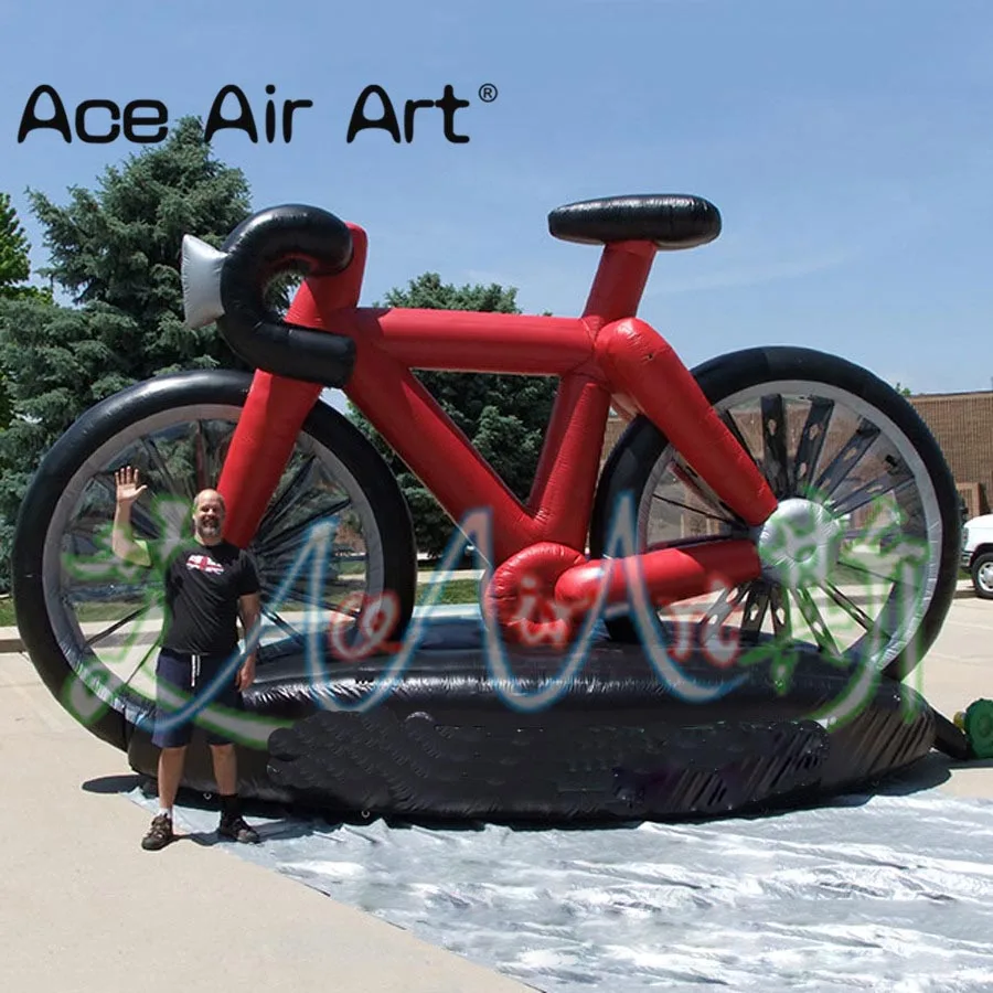 Customized Huge Inflatable Bike Model Bicycle Mockup for Advertising and Promotion