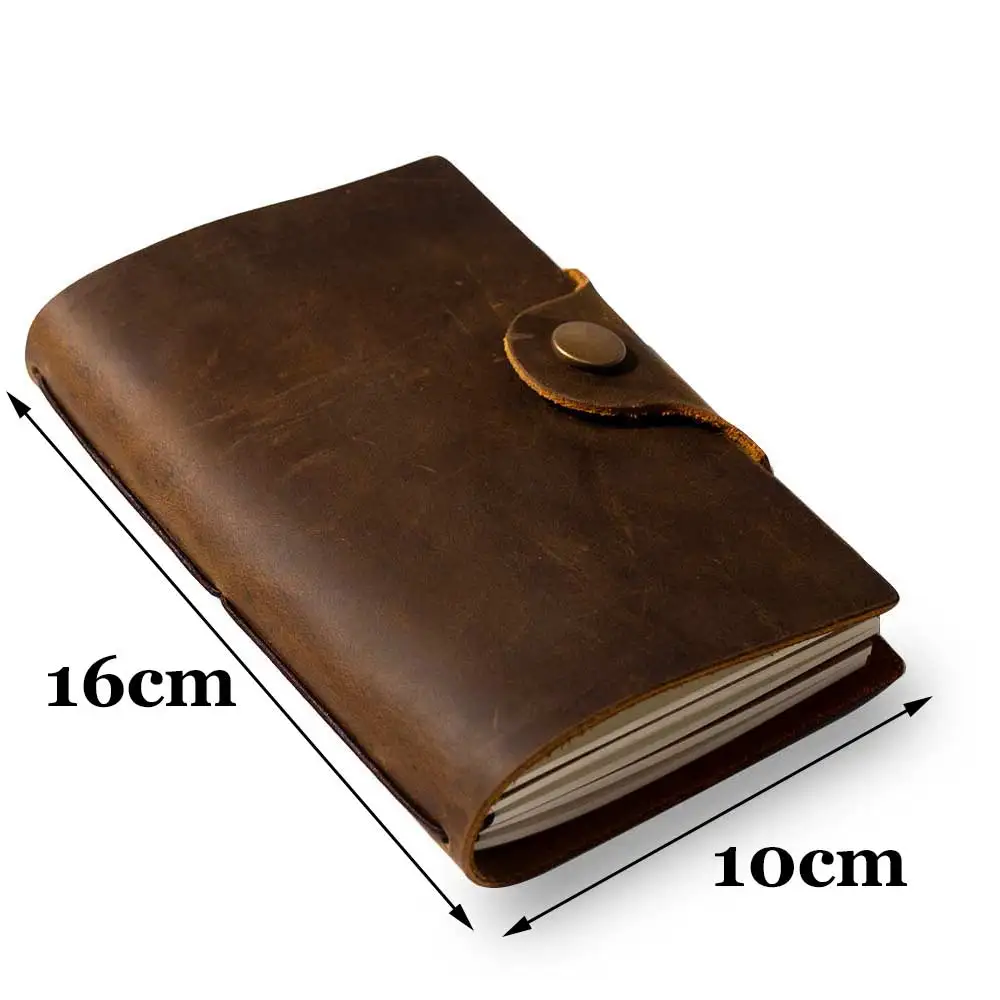 Blank Diaries Journals notebook note book GENUINE LEATHER death note cover sketchbook mini bullet cute planner a6 reusable